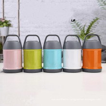 16oz Food Jar with Handle Lid Vacuum Insulated Thermos 18/8 Stainless Steel Leak Proof Food Storage Container Flask